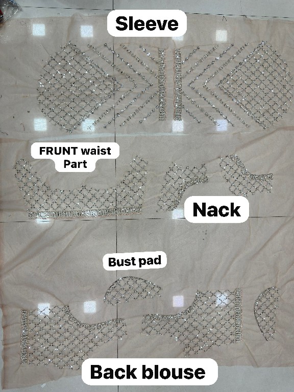 DVD D.NO 5194 WHOLESALE INTRICATELY BEADS HAND WORK EMBROIDERED DESIGNER SAREES FOR WOMEN ONLINE