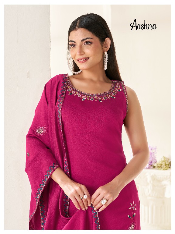 TEXTILEDEAL AASHNA WHOLESALE READYMADE TWO TONE WITH HAND WORK STYLISH 3 PCS SUITS EXPORTER