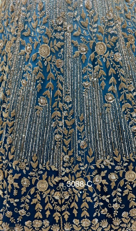 TEXTILEDEAL D.NO 3088 WHOLESALE PREMIUM NET DESIGNER PARTY WEAR LEHENGA CHOLI FOR WOMEN EXPORTER