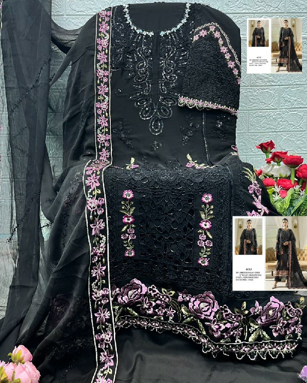 SHREE FABS D.NO 5560A TO 5560D WHOLESALE HEAVY FOX GEORGETTE PAKISTANI UNSTITCH SALWAR SUITS FOR EXPORT