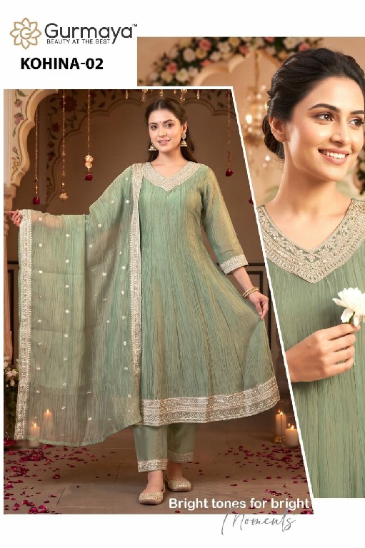 AANCHI KOHINA WHOLESALE READYMADE SALSA LATEST FASHION 3 PCS COMBO SET SUITS SUPPLIER