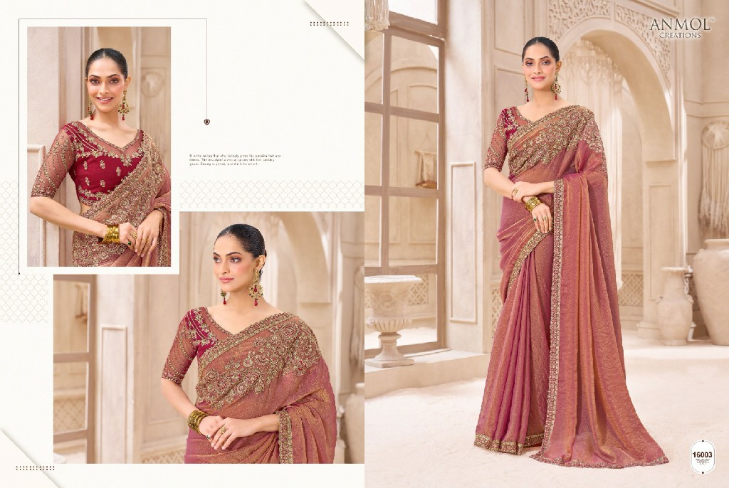 ANMOL CREATIONS ELEGANCE VOL 21 WHOLESALE STYLISH PARTY WEAR INDIAN SAREES FOR WOMEN ONLINE