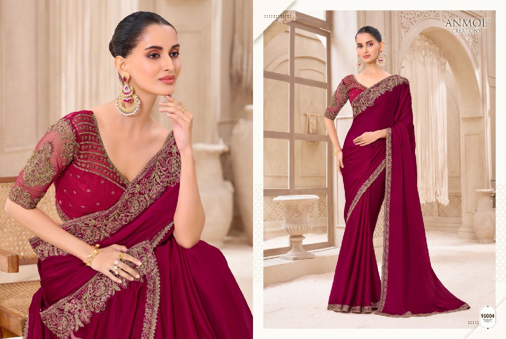 ANMOL CREATIONS ELEGANCE VOL 21 WHOLESALE STYLISH PARTY WEAR INDIAN SAREES FOR WOMEN ONLINE