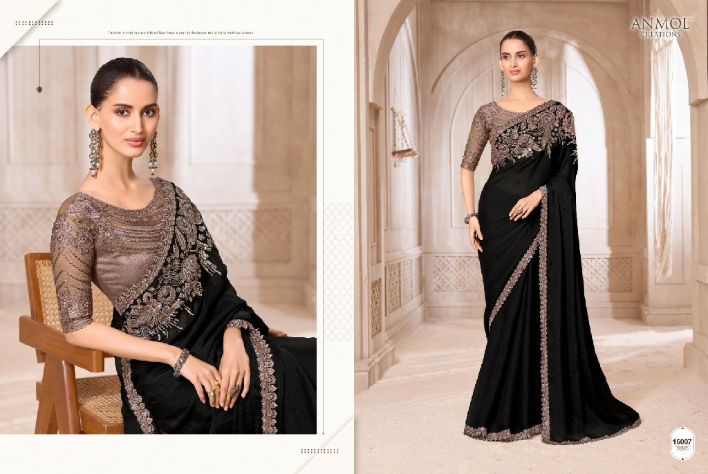 ANMOL CREATIONS ELEGANCE VOL 21 WHOLESALE STYLISH PARTY WEAR INDIAN SAREES FOR WOMEN ONLINE