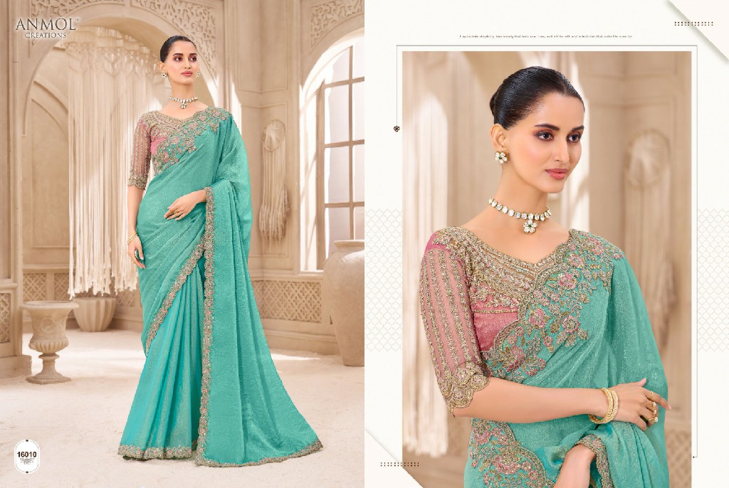 ANMOL CREATIONS ELEGANCE VOL 21 WHOLESALE STYLISH PARTY WEAR INDIAN SAREES FOR WOMEN ONLINE