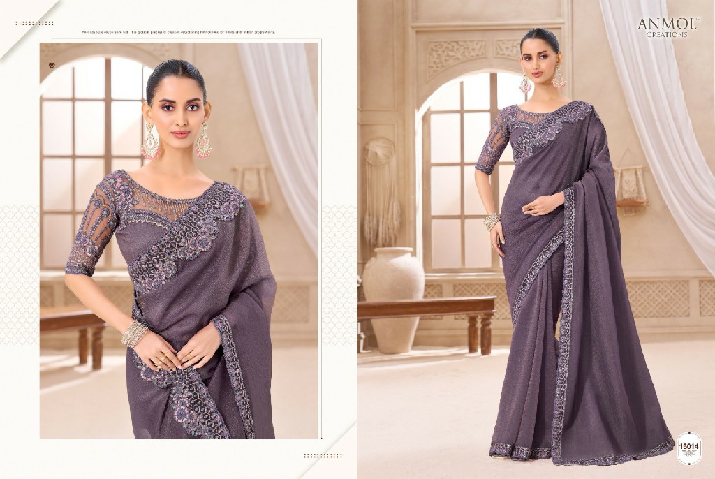 ANMOL CREATIONS ELEGANCE VOL 21 WHOLESALE STYLISH PARTY WEAR INDIAN SAREES FOR WOMEN ONLINE