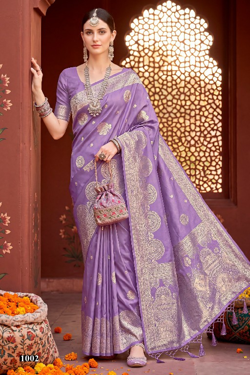 SAROJ GEETA SILK VOL 1 WHOLESALE PURE SILK FESTIVE WEAR INDIAN SAREES FOR WOMEN SUPPLIER