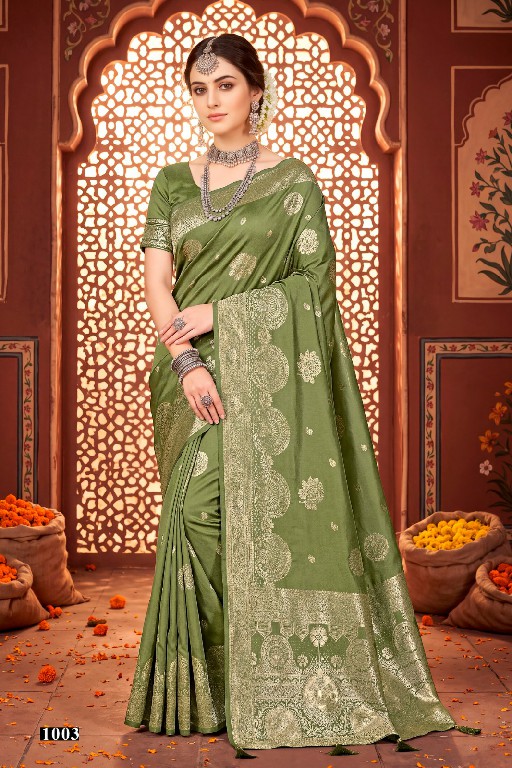 SAROJ GEETA SILK VOL 1 WHOLESALE PURE SILK FESTIVE WEAR INDIAN SAREES FOR WOMEN SUPPLIER