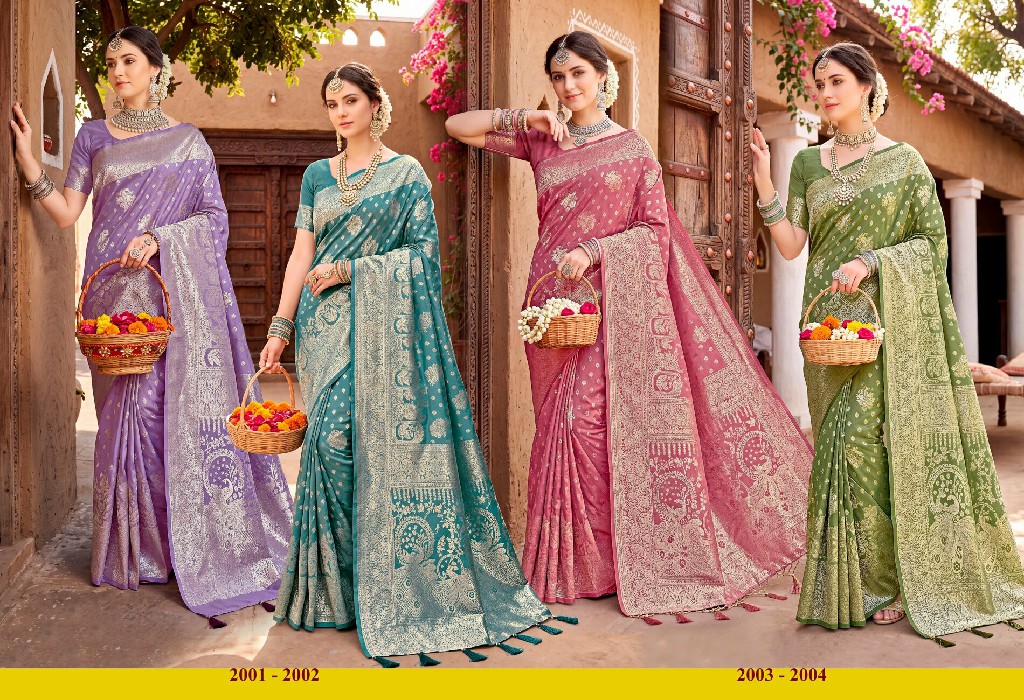 SAROJ GEETA SILK VOL 2 WHOLESALE PURE SILK ETHNIC WEAR INDIAN SAREES FOR WOMEN EXPORTER