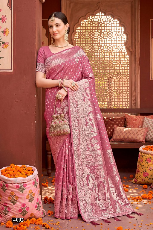 SAROJ GEETA SILK VOL 4 WHOLESALE PURE SILK ATTRACTIVE INDIAN SAREES FOR WOMEN SUPPLIER