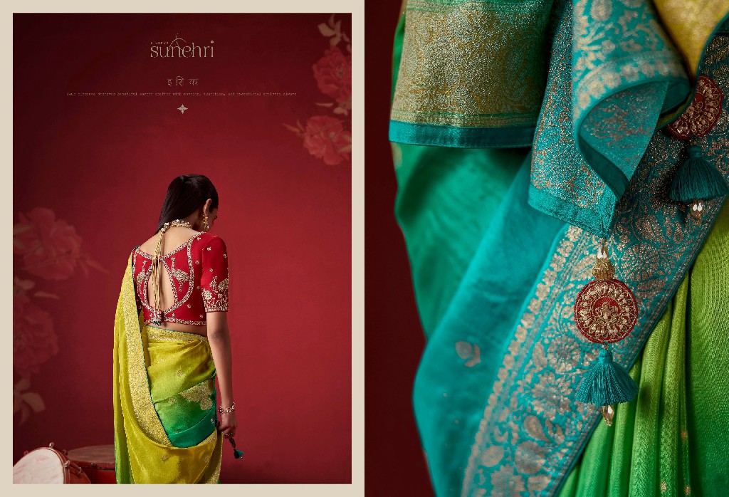 KIMORA SUNEHRI THE ROYAL EDIT WHOLESALE DOLA CRAPE SOFT SILK PARTY WEAR INDIAN SAREES FOR WOMEN ONLINE