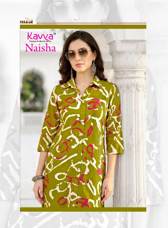 KAVYA NAISHA VOL 6 WHOLESALE READYMADE HEAVY RAYON TRENDY CASUAL WEAR CORD SET FOR EXPORT