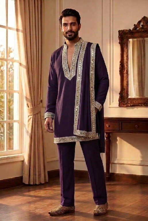 OUTLUK WEDDING COLLECTION VOL 52 WHOLESALE READYMADE HEAVY LACHAKA NAVRATRI SPECIAL ORIGINAL MIRROR WORK KURTA SET FOR MEN ONLINE