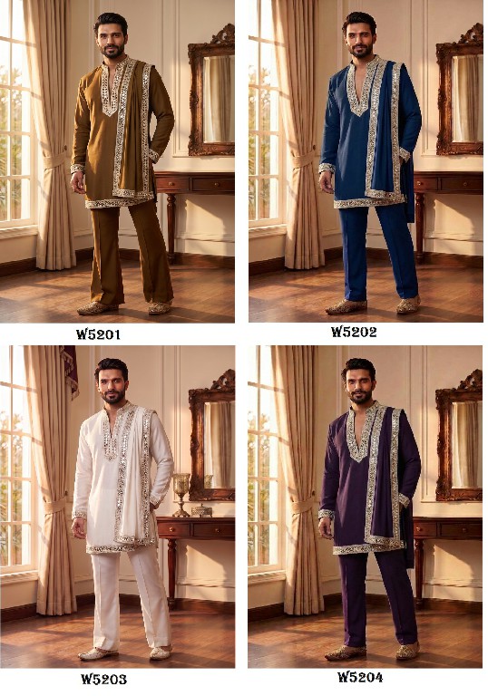 OUTLUK WEDDING COLLECTION VOL 52 WHOLESALE READYMADE HEAVY LACHAKA NAVRATRI SPECIAL ORIGINAL MIRROR WORK KURTA SET FOR MEN ONLINE