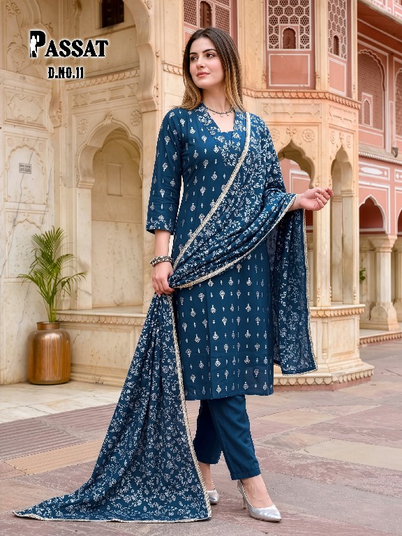 TEXTILEDEAL PASSAT VOL 1 WHOLESALE READYMADE ROMAN FOIL PRINT BIG SIZE BEST DESIGN 3 PCS SUITS EXPORTER