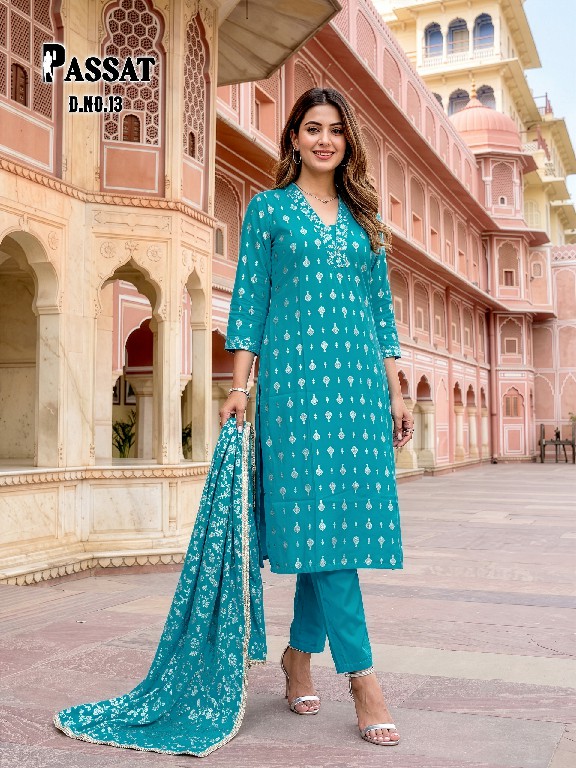 TEXTILEDEAL PASSAT VOL 1 WHOLESALE READYMADE ROMAN FOIL PRINT BIG SIZE BEST DESIGN 3 PCS SUITS EXPORTER