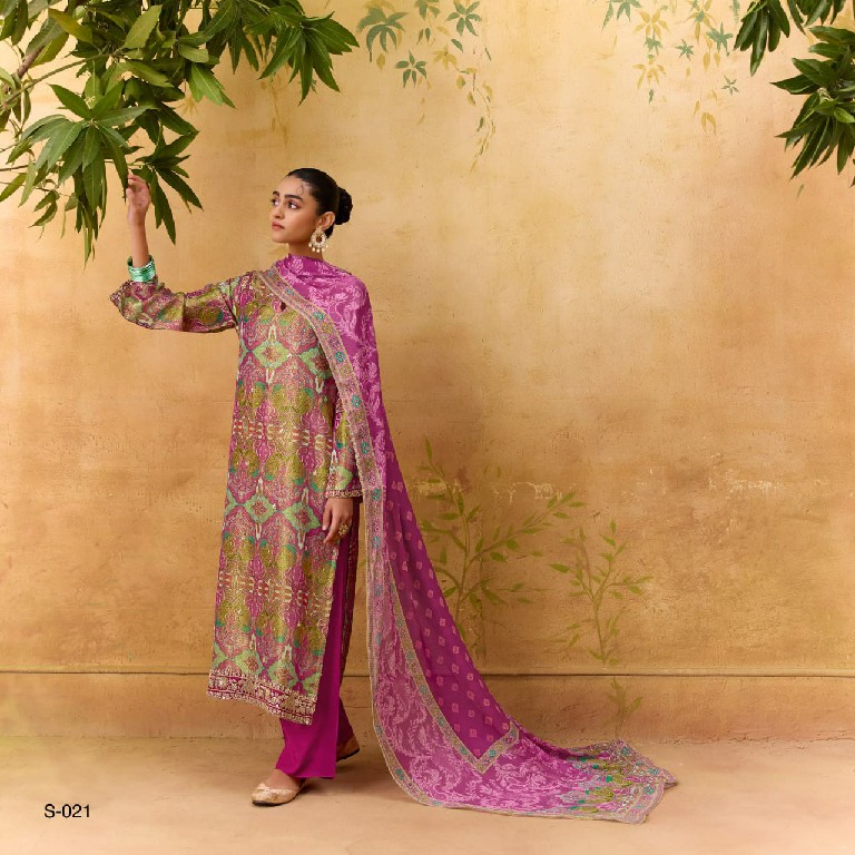 KIMORA SOHNI ROYAL WHOLESALE PURE KANJIVARAM WEAVING ETHNIC LOOK UNSTITCH SALWAR SUITS FOR EXPORT