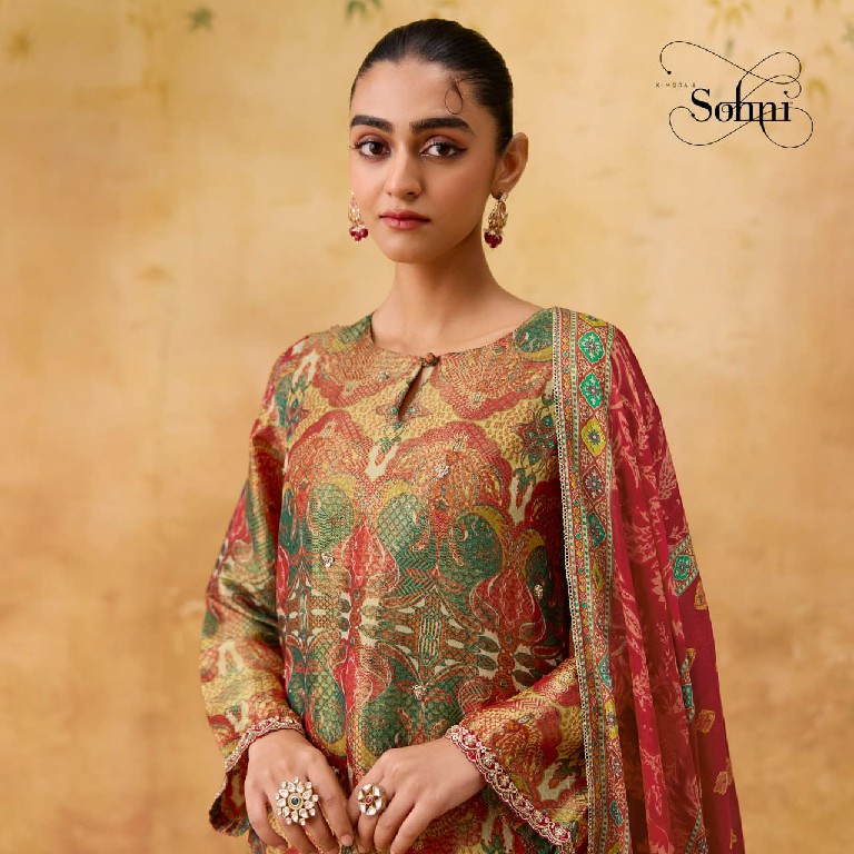 KIMORA SOHNI ROYAL WHOLESALE PURE KANJIVARAM WEAVING ETHNIC LOOK UNSTITCH SALWAR SUITS FOR EXPORT