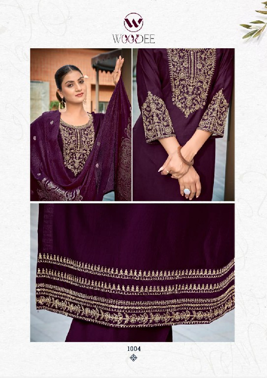 WOODEE VEDA VOL 2 WHOLESALE READYMADE HEAVY VISCOSE GADHWAL CLASSY FABULOUS 3 PCS SUITS EXPORTER