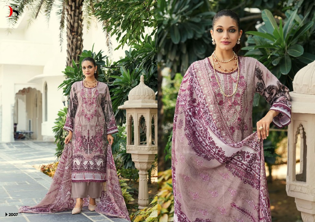 DEEPSY SUITS BIN SAEED MINI VOL 2 WHOLESALE LAWN COTTON WITH WORK CLASSIC LOOK UNSTITCH SALWAR KAMEEZ FOR EXPORT