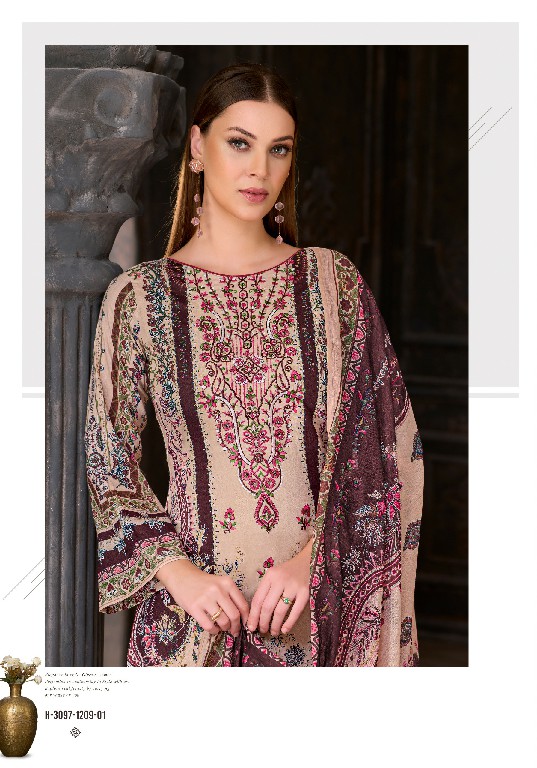 ALOK SUIT RIHAANA VOL 24 WHOLESALE CAMBRIC COTTON PAKISTANI PRINT WITH WORK UNSTITCH SALWAR SUITS SUPPLIER