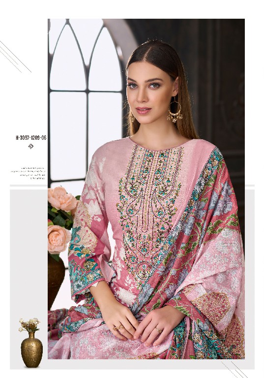 ALOK SUIT RIHAANA VOL 24 WHOLESALE CAMBRIC COTTON PAKISTANI PRINT WITH WORK UNSTITCH SALWAR SUITS SUPPLIER