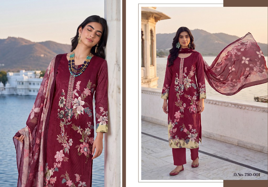 ZULFAT FAIZA WHOLESALE PURE JAM COTTON EXCLUSIVE DESIGN UNSTITCH SALWAR SUITS FOR EXPORT