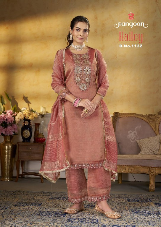 RANGOON HAILEY WHOLESALE READYMADE SALSA HEAVY WORK EXCLUSIVELY TRENDING 3 PCS SUITS SUPPLIER