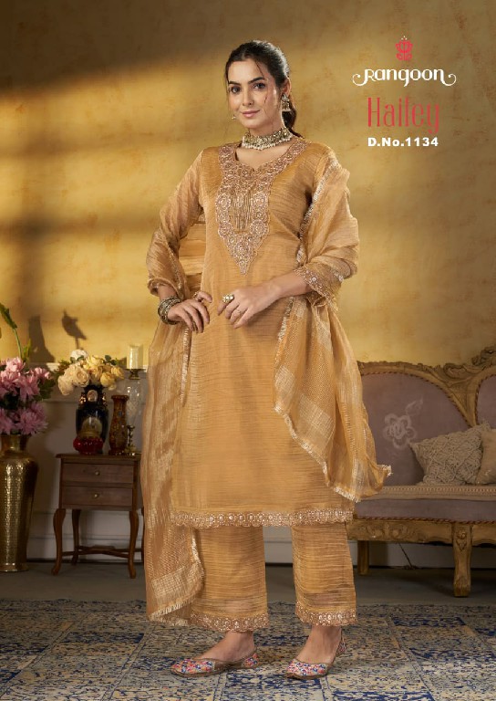 RANGOON HAILEY WHOLESALE READYMADE SALSA HEAVY WORK EXCLUSIVELY TRENDING 3 PCS SUITS SUPPLIER