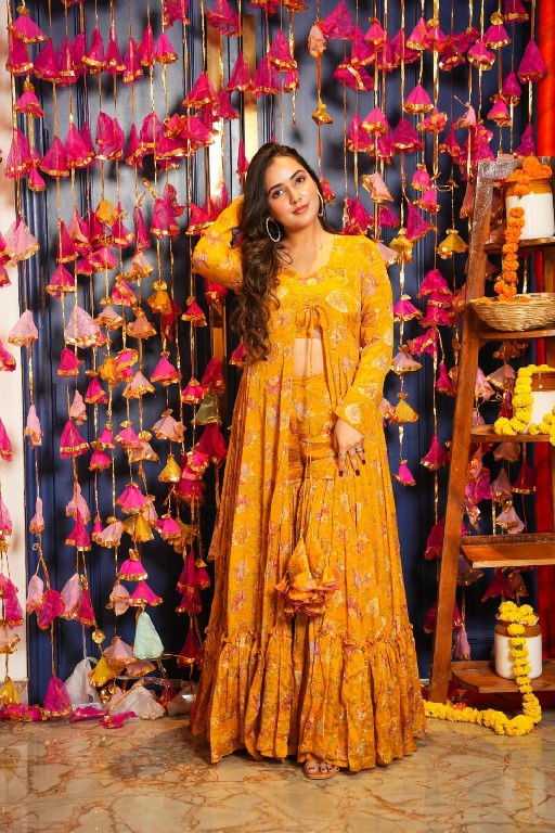 PURPLE CREATION CLORA VOL 1 WHOLESALE READYMADE AIR TEX CHINON BIG SIZE STYLISH INDO WESTERN DRESS FOR WOMEN ONLINE
