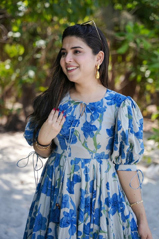 PURPLE CREATION CLORA VOL 2 WHOLESALE READYMADE HEAVY RAYON BIG SIZE FULL FLAIR ONE PEACE DRESS FOR WOMEN SUPPLIER