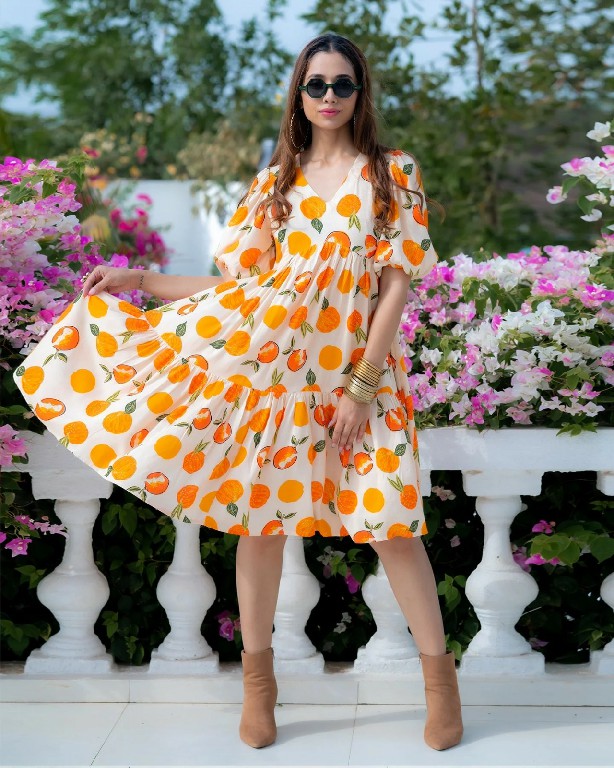 PURPLE CREATION CLORA VOL 2 WHOLESALE READYMADE HEAVY RAYON BIG SIZE FULL FLAIR ONE PEACE DRESS FOR WOMEN SUPPLIER
