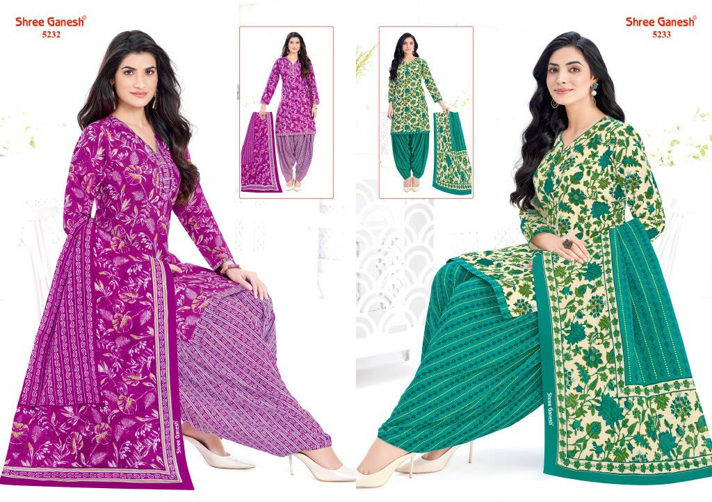 SHREE GANESH HANSIKA VOL 32 WHOLESALE COTTON PRINTED REGULAR WEAR DRESS MATERIAL SUPPLIER