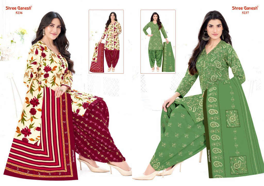 SHREE GANESH HANSIKA VOL 32 WHOLESALE COTTON PRINTED REGULAR WEAR DRESS MATERIAL SUPPLIER