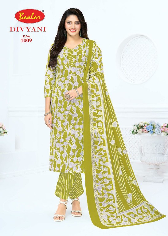BAALAR DIVYANI VOL 1 WHOLESALE COTTON PRINTED DAILY WEAR DRESS MATERIAL ONLINE