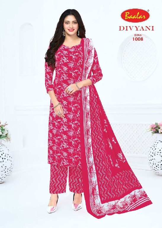 BAALAR DIVYANI VOL 1 WHOLESALE COTTON PRINTED DAILY WEAR DRESS MATERIAL ONLINE