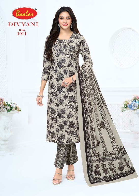 BAALAR DIVYANI VOL 1 WHOLESALE COTTON PRINTED DAILY WEAR DRESS MATERIAL ONLINE