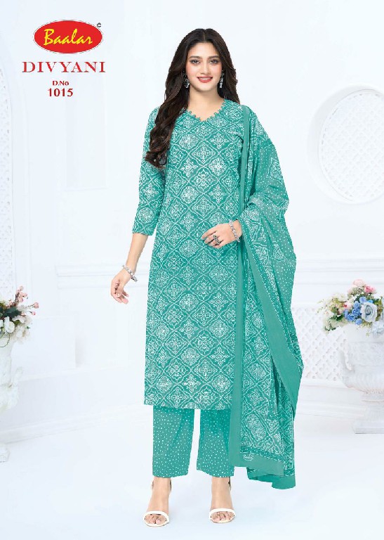 BAALAR DIVYANI VOL 1 WHOLESALE COTTON PRINTED DAILY WEAR DRESS MATERIAL ONLINE