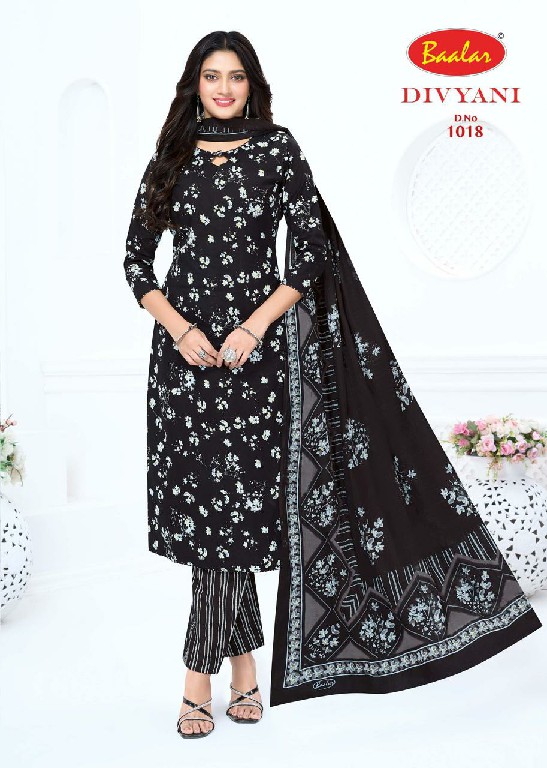 BAALAR DIVYANI VOL 1 WHOLESALE COTTON PRINTED DAILY WEAR DRESS MATERIAL ONLINE