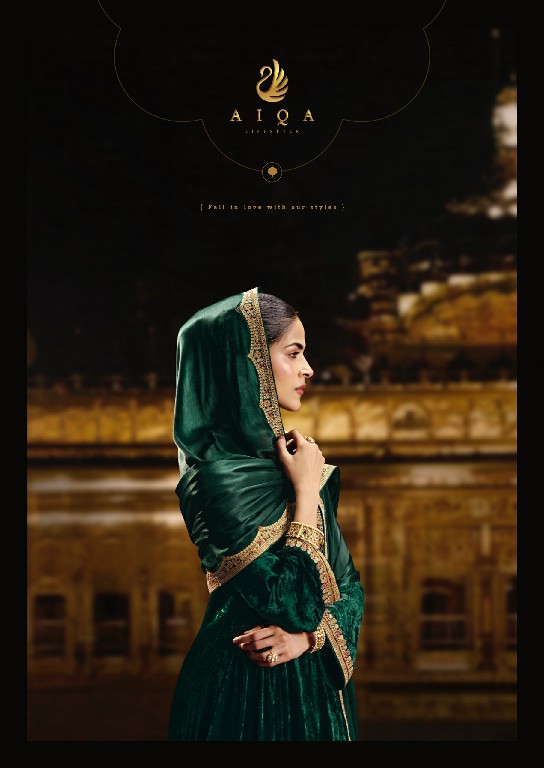 AIQA SABR WHOLESALE PURE VISCOSE VELVET WINTER SPECIAL UNSTITCH SALWAR SUITS EXPORTER