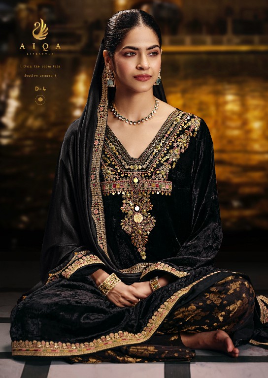 AIQA SABR WHOLESALE PURE VISCOSE VELVET WINTER SPECIAL UNSTITCH SALWAR SUITS EXPORTER