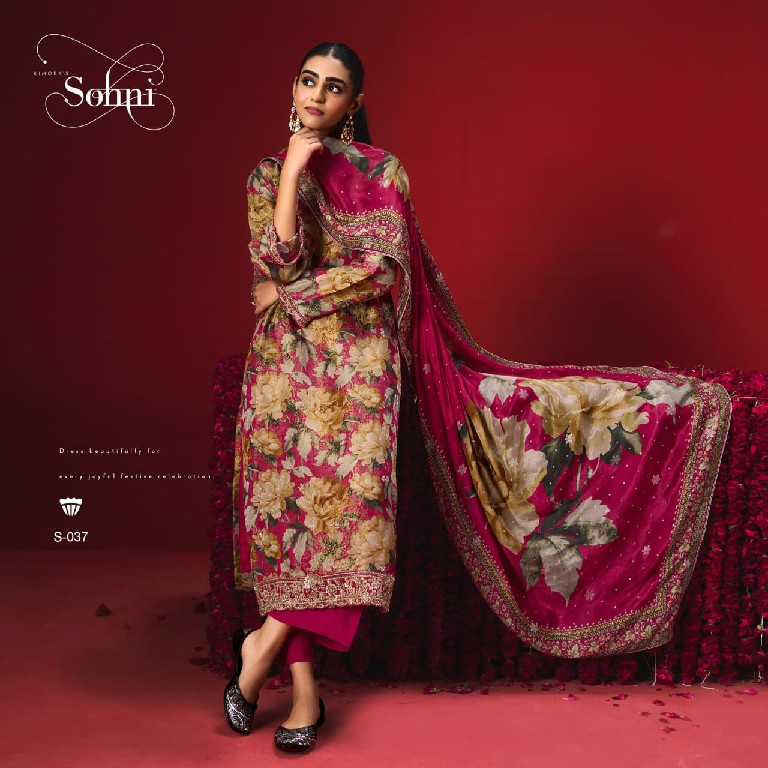 KIMORA SOHNI GULAAB WHOLESALE PURE KANJIVARAM WEAVING FESTIVE LOOK UNSTITCH SALWAR SUITS FOR EXPORT