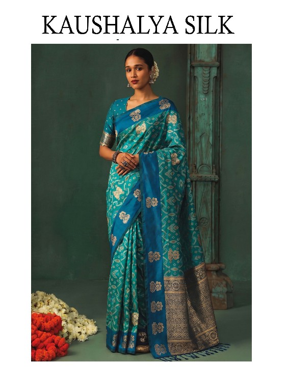 ASTITA KAUSHALYA SILK WHOLESALE SILK TRADITIONAL IKKAT PATTERN ELEGANT SAREES FOR WOMEN ONLINE
