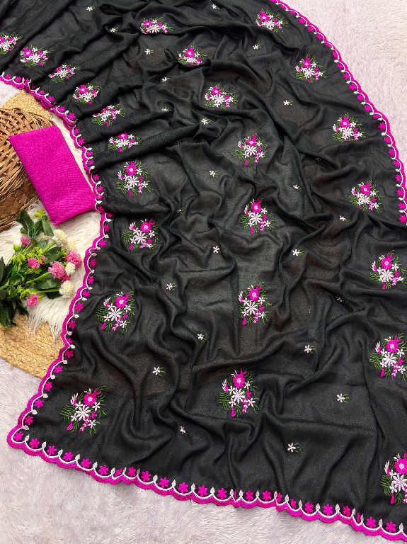 TEXTILEDEAL D.NO JR-680 WHOLESALE STAR GEORGETTE WITH WORK BEAUTIFUL INDIAN SAREES FOR WOMEN SUPPLIER