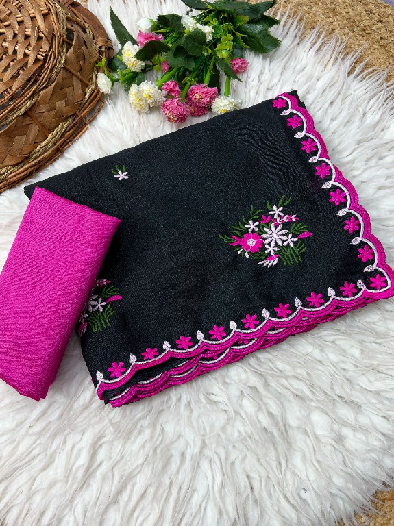 TEXTILEDEAL D.NO JR-680 WHOLESALE STAR GEORGETTE WITH WORK BEAUTIFUL INDIAN SAREES FOR WOMEN SUPPLIER