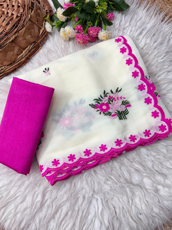 TEXTILEDEAL D.NO JR-680 WHOLESALE STAR GEORGETTE WITH WORK BEAUTIFUL INDIAN SAREES FOR WOMEN SUPPLIER