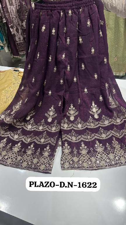 RAMSHA D.NO 1621-1622-1623 WHOLESALE READYMADE GEORGETTE PAKISTANI PLAZZO STYLE 3 PCS SUITS SUPPLIER
