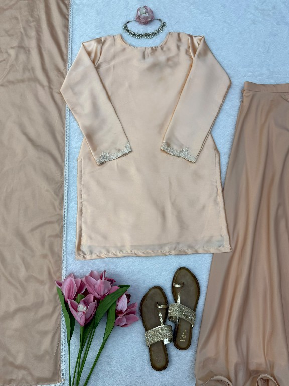 TEXTILEDEAL D.NO 6080 WHOLESALE READYMADE JAPAN SATIN PARTY WEAR TOP PLAZZO WITH DUPATTA ONLINE