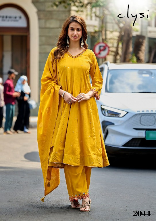 CLYSI ZAFIRA WHOLESALE READYMADE MUSLIN WITH WORK CLASSIC TRENDY 3 PCS SUITS EXPORTER