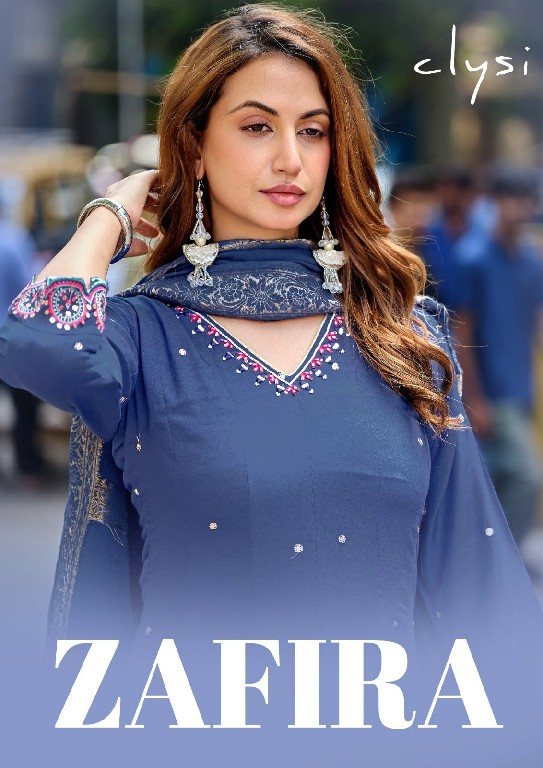 CLYSI ZAFIRA WHOLESALE READYMADE MUSLIN WITH WORK CLASSIC TRENDY 3 PCS SUITS EXPORTER